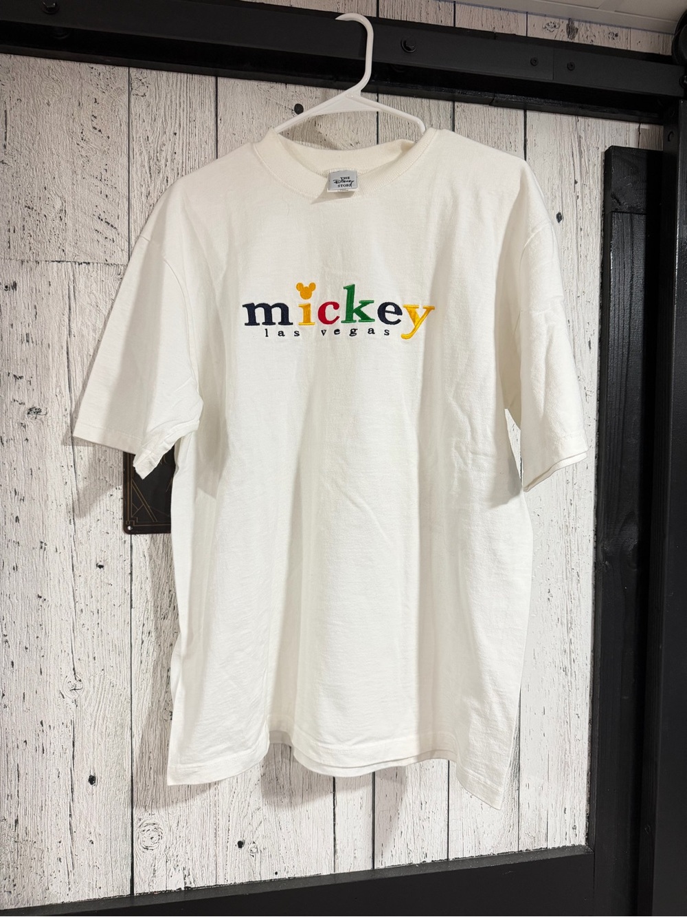 Vintage Mickey Las Vegas White Graphic Tee